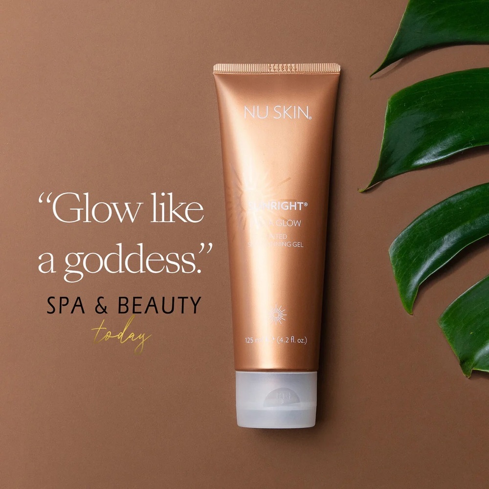 Brand New, Still Sealed- NuSkin Sunright Insta Glow Tinted Gel - Bronze